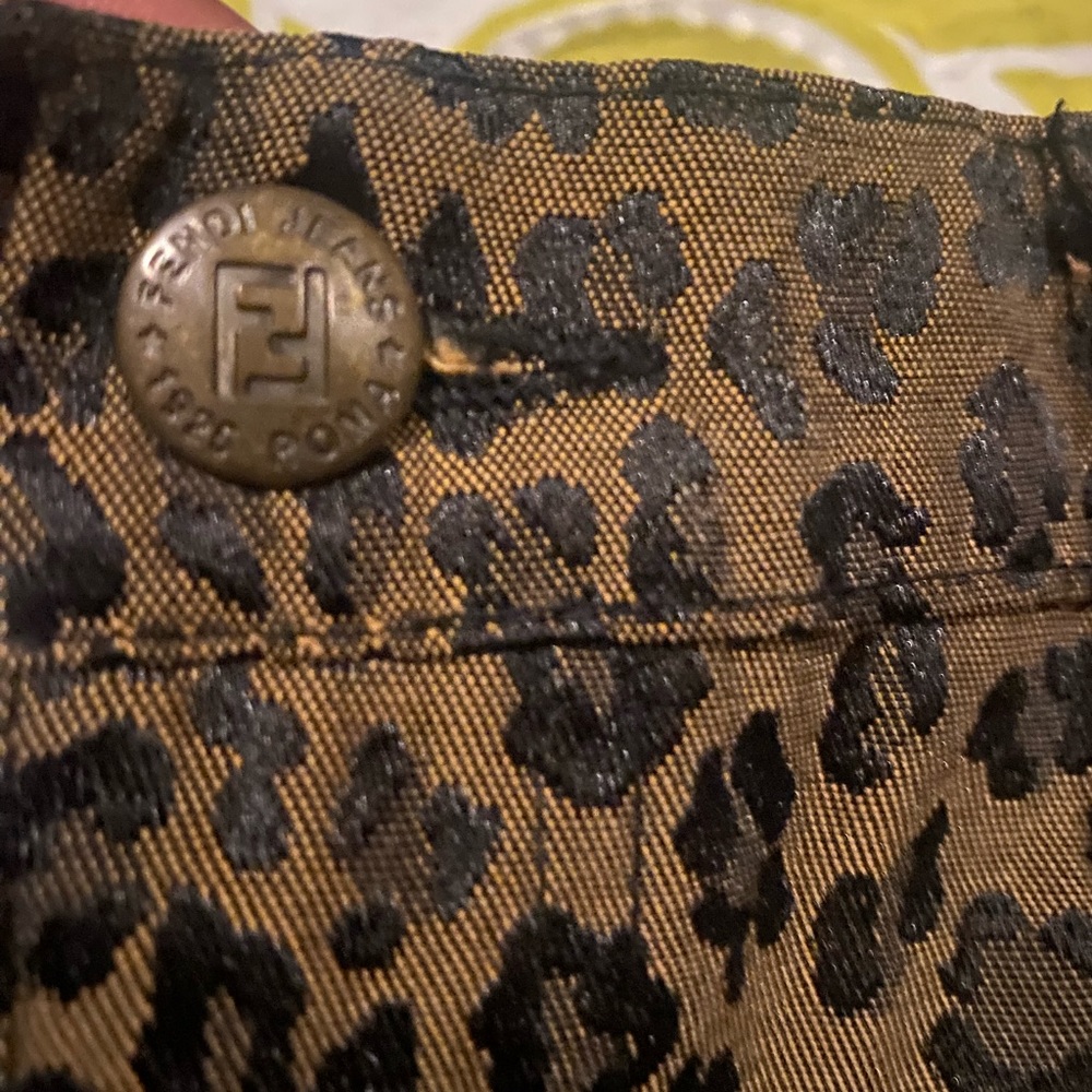 Vintage Fendi Jean Skirt